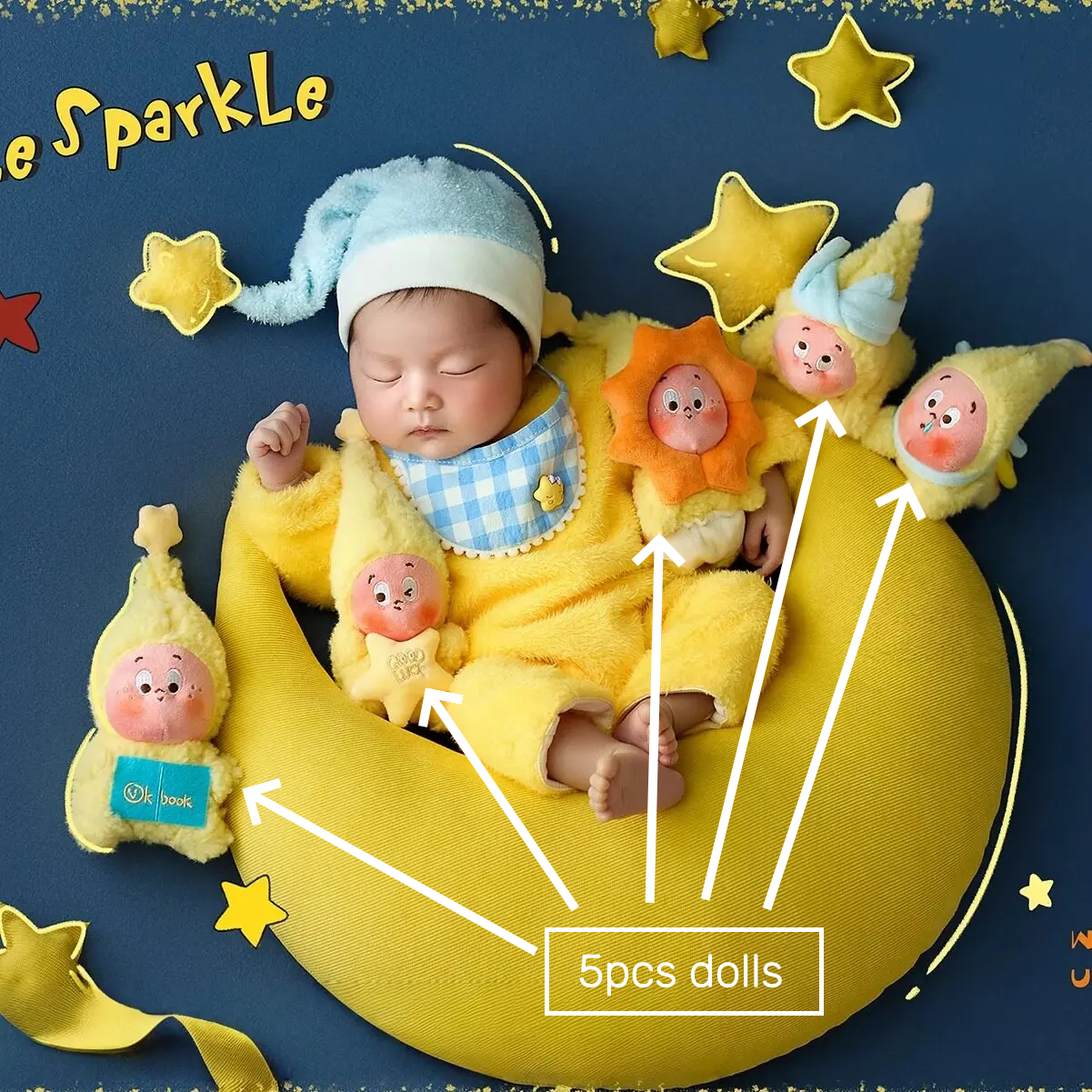5pcs Dolls